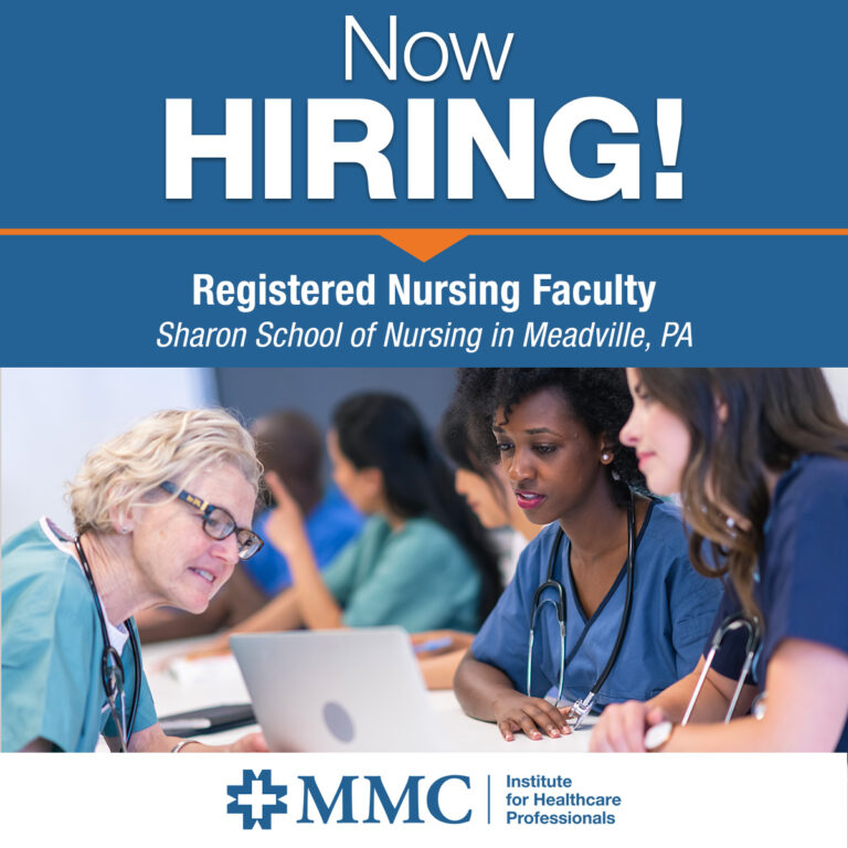 Registered Nursing Faculty, Sharon School of Nursing