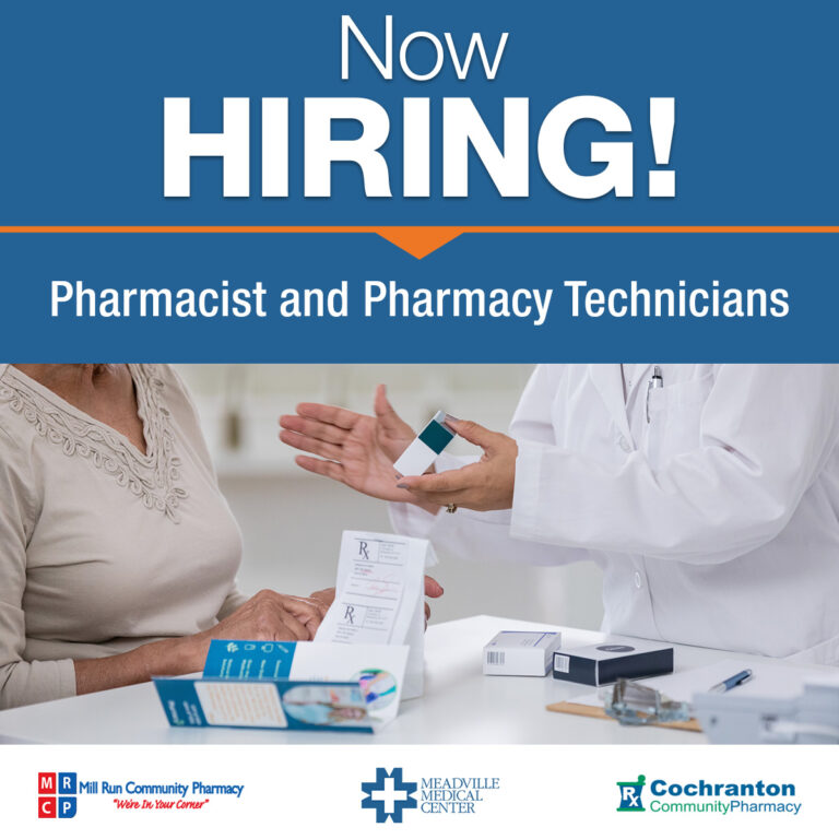 Pharmacist and Pharmacy Technicians needed at multiple locations