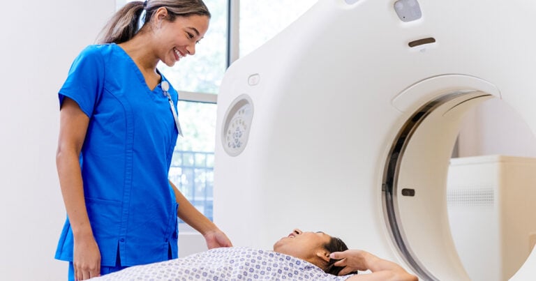 Rad Tech / MRI Tech with Patient