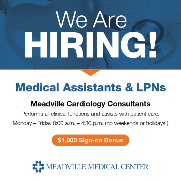 Medical Assistants and LPN openings October 2023